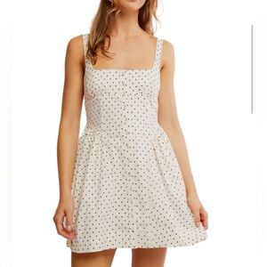 Free People Astrid Polka Dot Mini Dress